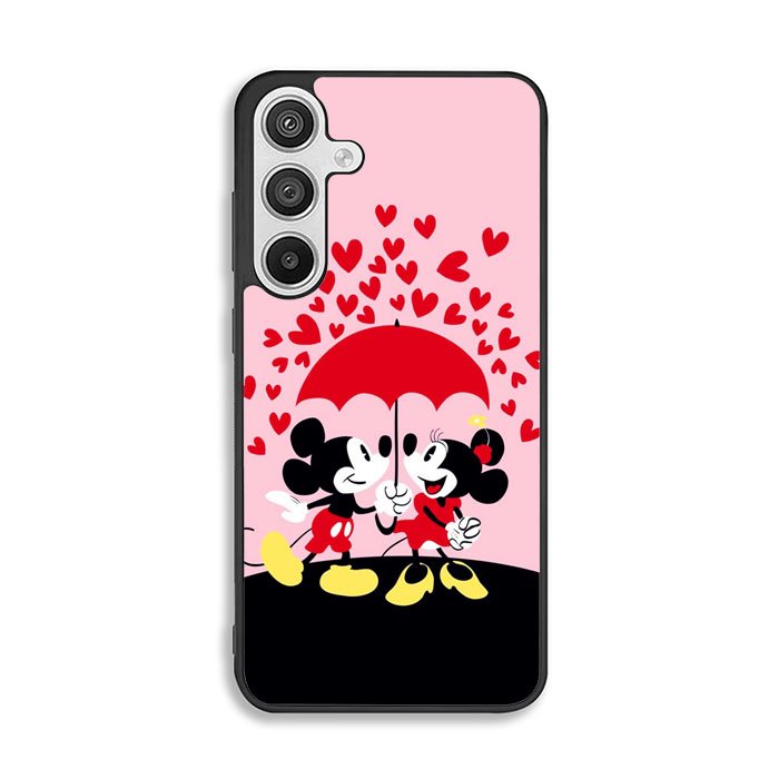 Mickey And Minnie Mouse Rain Love Samsung Galaxy A26 Case DC5191