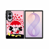 Mickey And Minnie Mouse Rain Love Samsung Galaxy Z Fold 8 Case