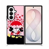 Mickey And Minnie Mouse Rain Love Samsung Galaxy Z Fold 8 Ultra Case