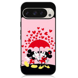 Mickey And Minnie Mouse Rain Love Google Pixel 9 Pro XL Case