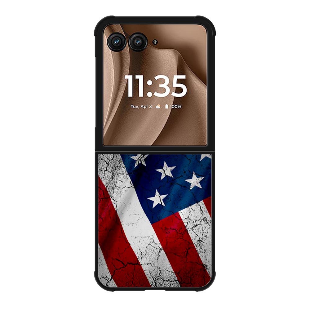 American Flag 2nd Motorola Moto RAZR Plus 2025 Case