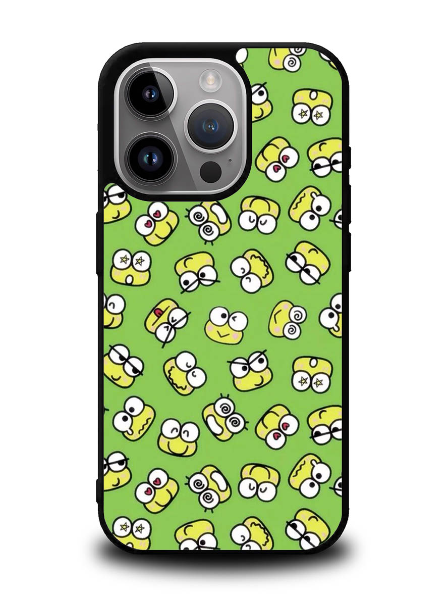 Keroppi Frog Pattern iPhone 16 Pro Case
