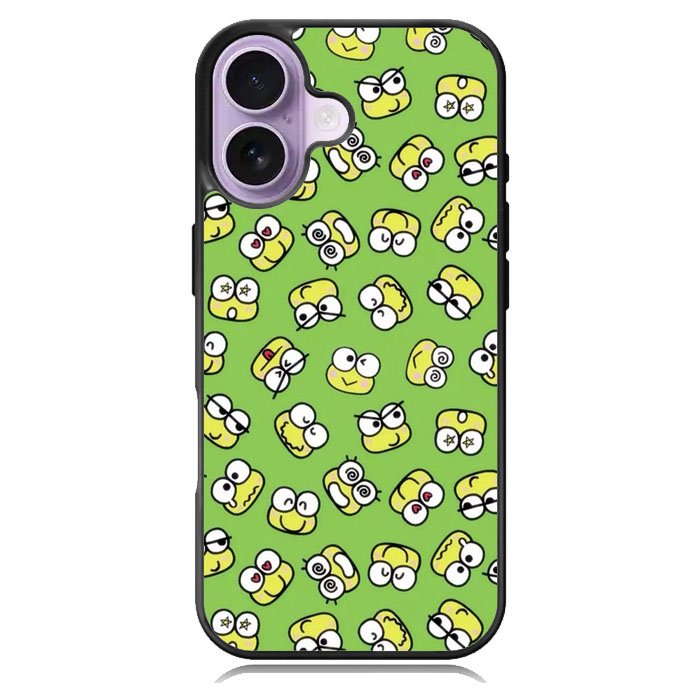 Keroppi Frog Pattern iPhone 16 Case DC0988