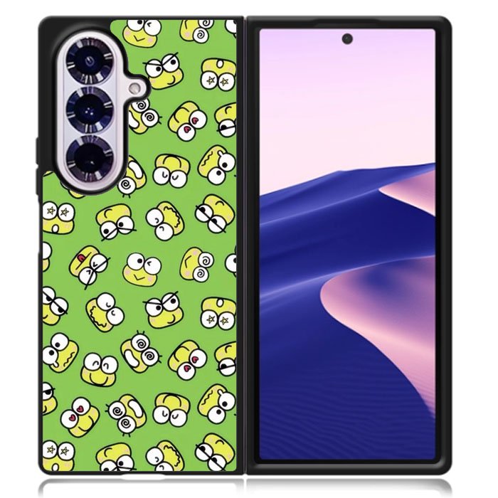Keroppi Frog Pattern Samsung Galaxy Z Fold 7 Case DC0988