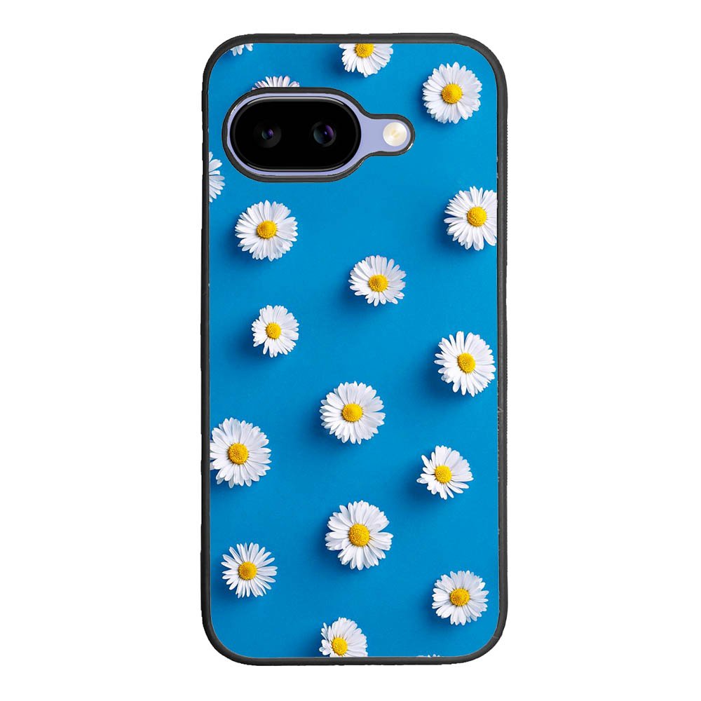 Daisy Blue Background Google Pixel 10A Case