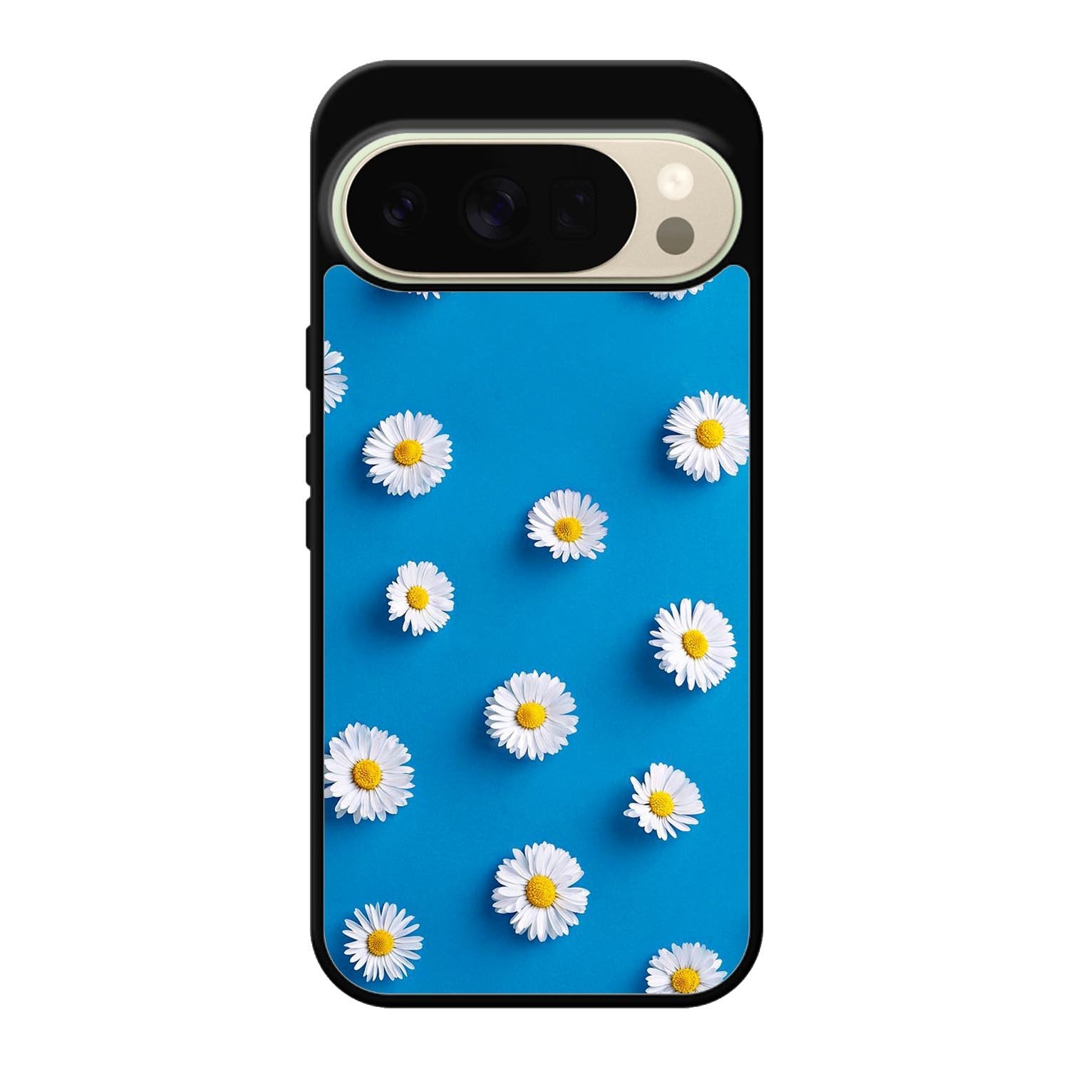 Daisy Blue Background Google Pixel 10 Pro Case