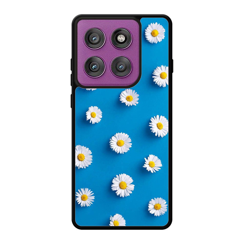 Daisy Blue Background Motorola Moto Edge 60 Pro Case