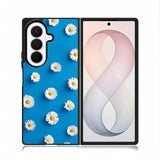 Daisy Blue Background Samsung Galaxy Z Fold 8 Ultra Case