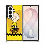 charlie brown simple Samsung Galaxy Z Fold 8 Ultra Case