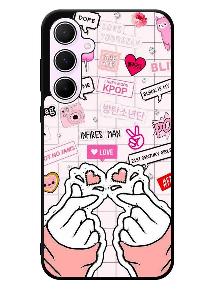Fangirl Kpop Quotes Samsung Galaxy A35 5G Case