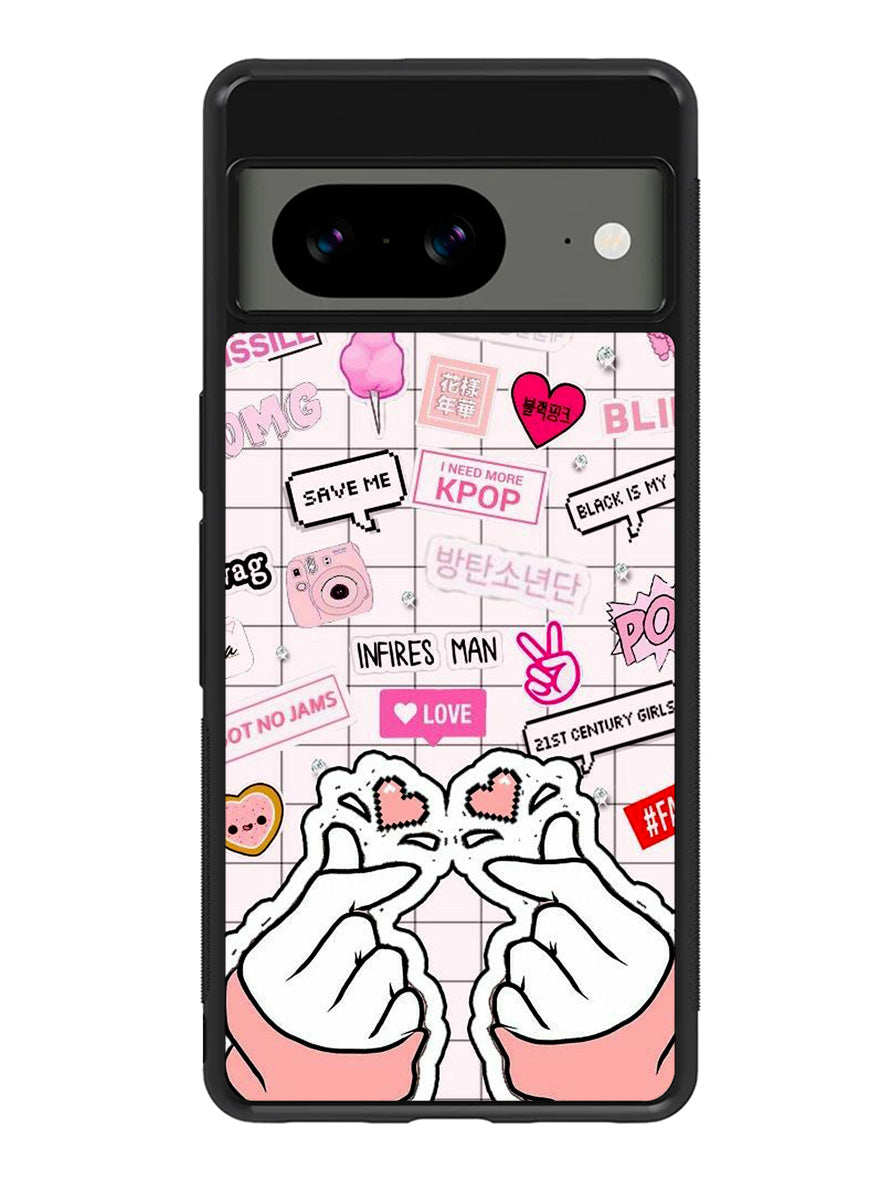 Fangirl Kpop Quotes Google Pixel 8 Case