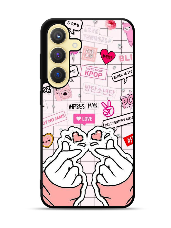 Fangirl Kpop Quotes Samsung Galaxy S24 Plus 5G , Samsung Galaxy S24+ 5G Case