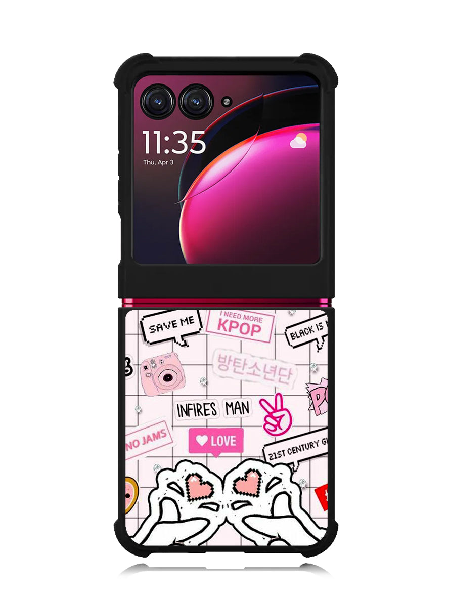 Fangirl Kpop Quotes Motorola Moto Razr Plus 2023 , Moto Razr+ 2023 Case