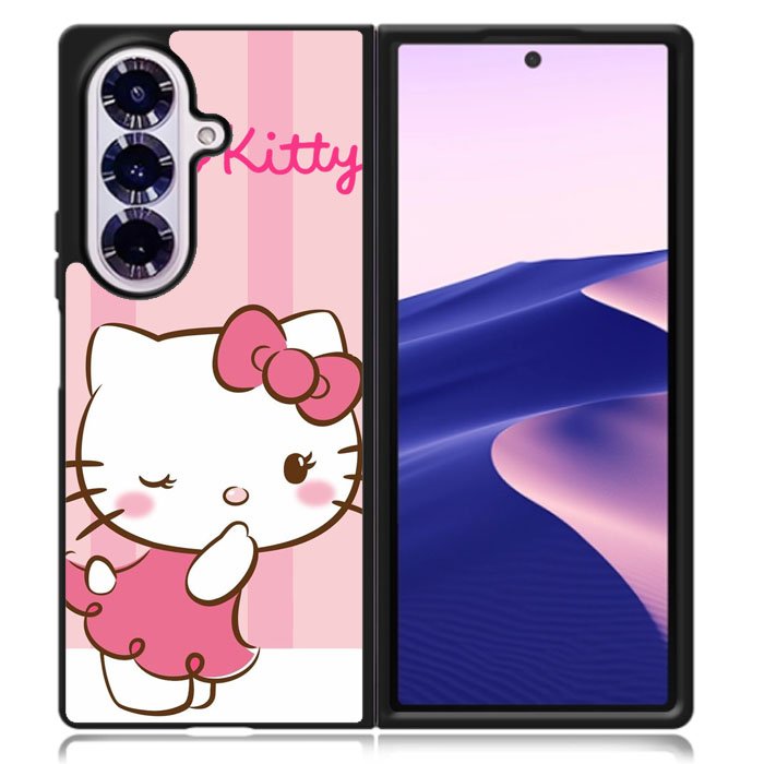 Hello Kitty Cute Pink Samsung Galaxy Z Fold 7 Case DC0834