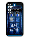 Doctor Who TARDIS Bad Wolf Blue Samsung Galaxy A54 5G Case