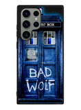 Doctor Who TARDIS Bad Wolf Blue Samsung Galaxy S23 Ultra 5G Case
