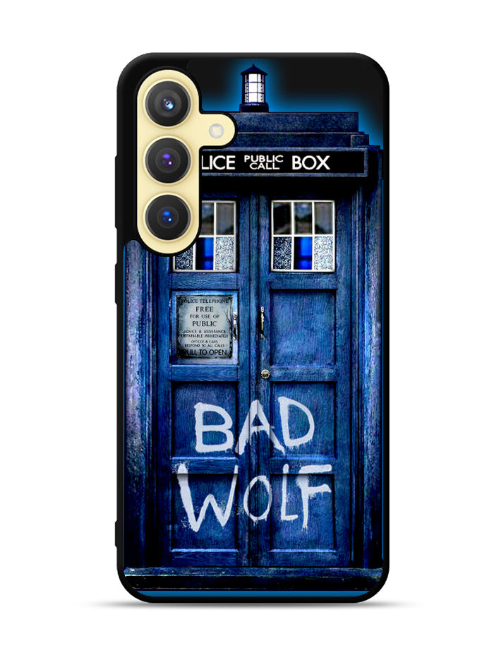 Doctor Who TARDIS Bad Wolf Blue Samsung Galaxy S25 Plus 5G , Samsung Galaxy S25+ 5G Case
