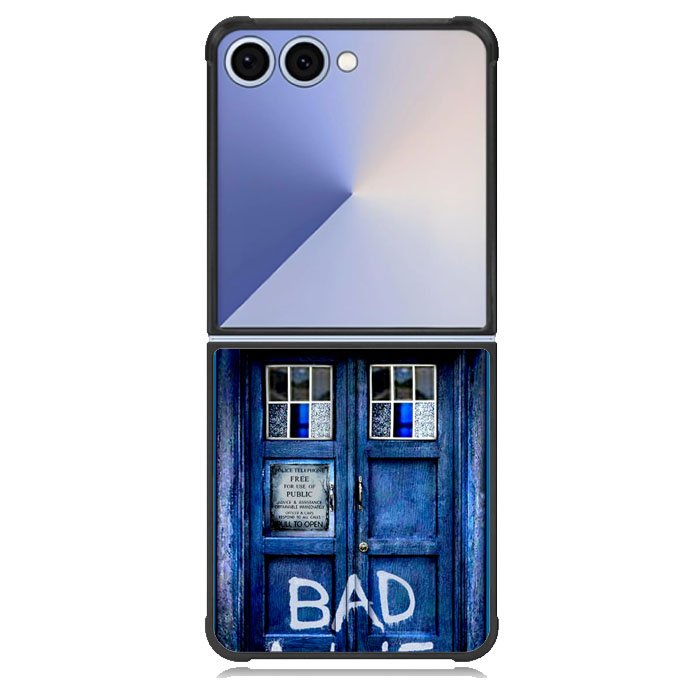 Doctor Who Tardis Bad Wolf Blue Samsung Galaxy Z Flip 7 Case DC0532