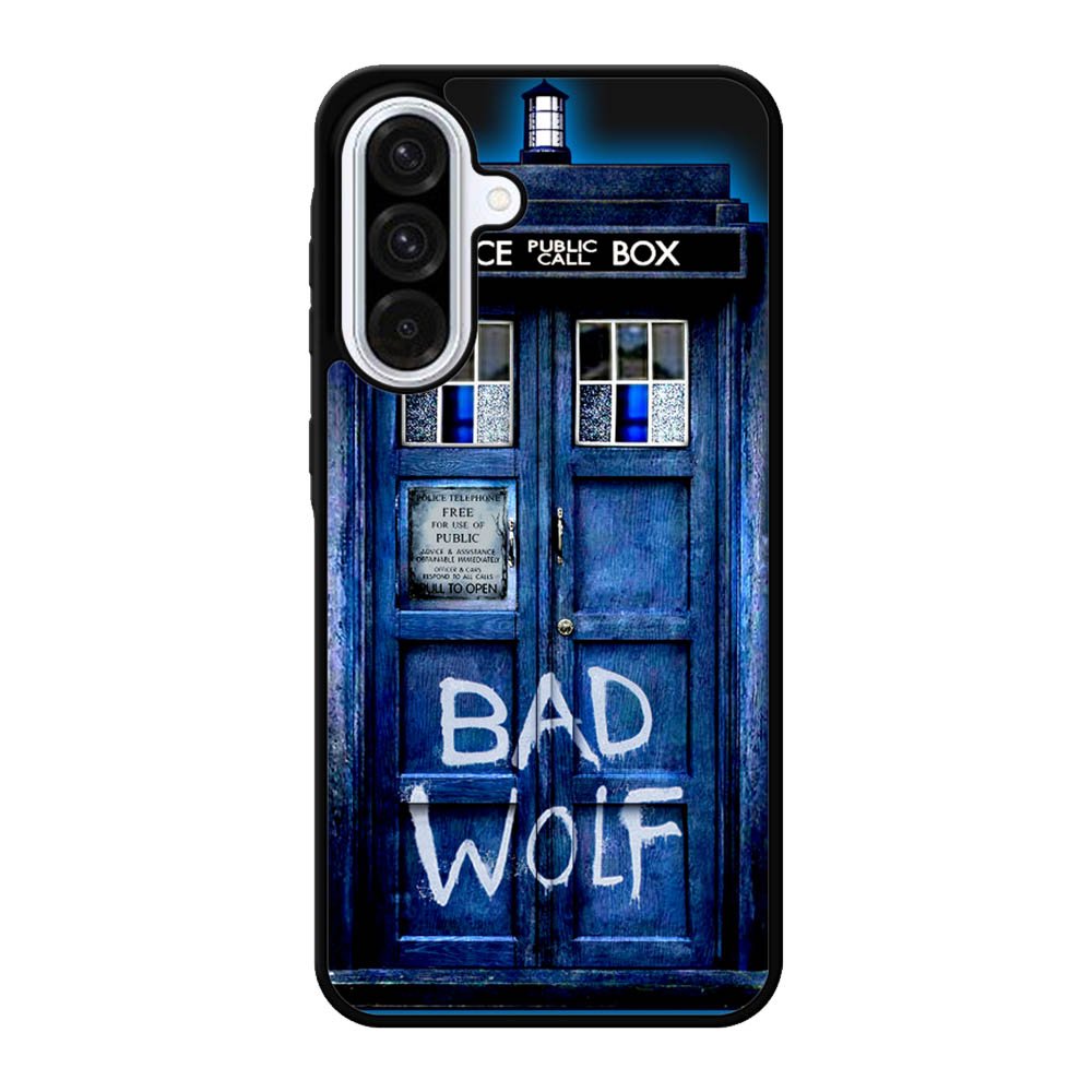 Doctor Who TARDIS Bad Wolf Blue Samsung Galaxy A56 Case DC6453