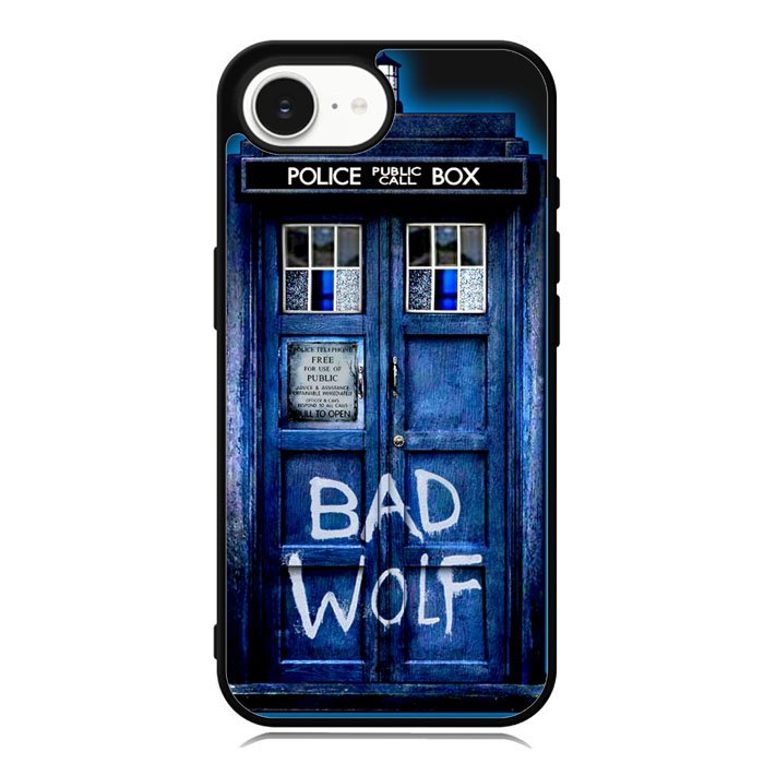 Doctor Who Tardis Bad Wolf Blue iPhone 16e Case DC0532