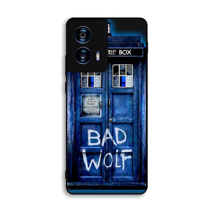 Doctor Who TARDIS Bad Wolf Blue Motorola Moto G Power 5G 2024 Case DC1943