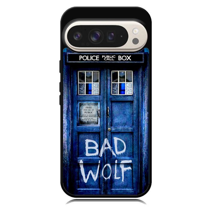Doctor Who Tardis Bad Wolf Blue Google Pixel 10 Pro XL Case DC0532