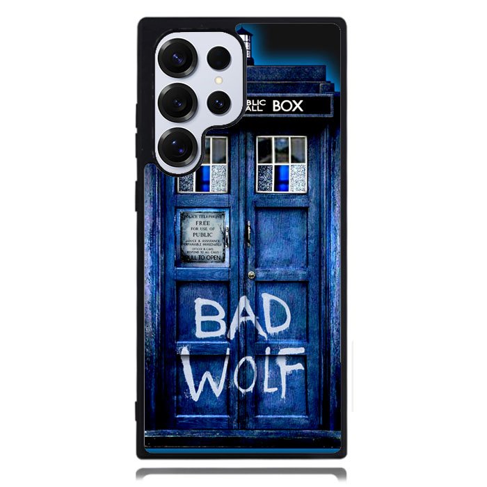 Doctor Who Tardis Bad Wolf Blue Samsung Galaxy S24 Ultra Case DC0532