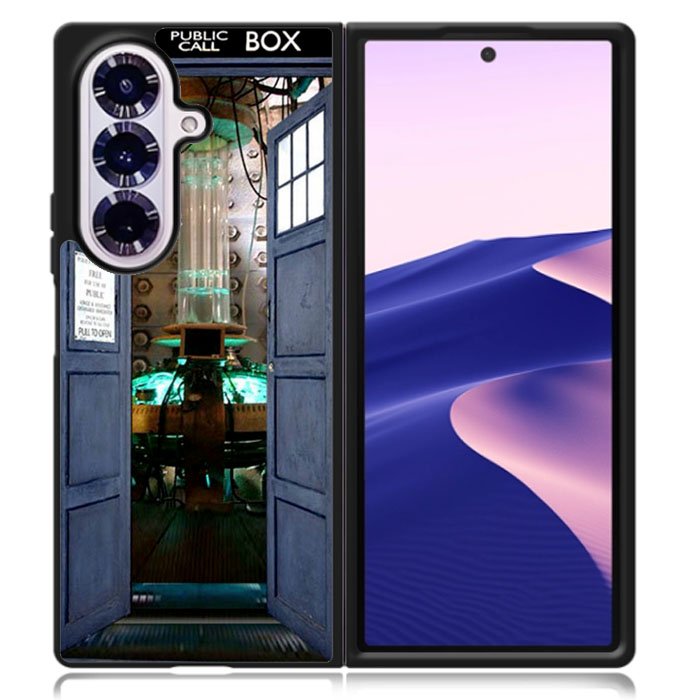Doctor Who Tardis Door Open Samsung Galaxy Z Fold 7 Case DC0533