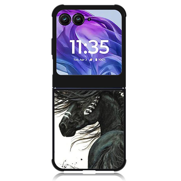 Horse Majestic Mustang Horse Motorola Moto Razr Plus 2024 , Moto Razr+ 2024 Case