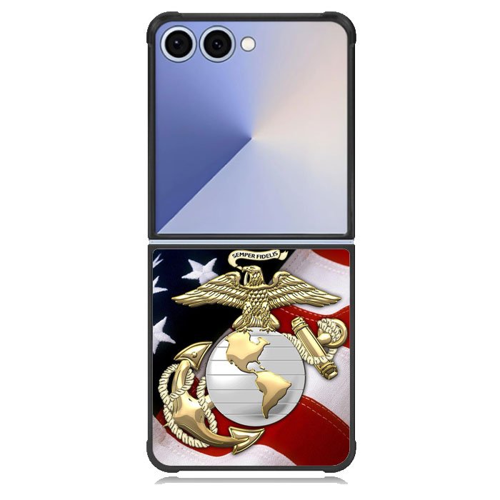 Marine Corps Anchor Samsung Galaxy Z Flip 7 Case DC1092