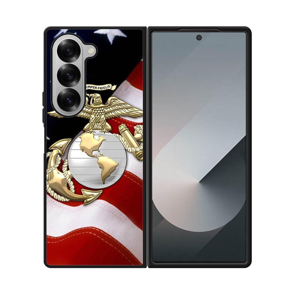 Marine Corps Anchor 1st Samsung Galaxy Z Fold 7 5G Case