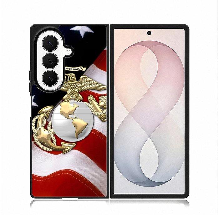 Marine Corps Anchor Samsung Galaxy Z Fold 8 Ultra Case DC1092