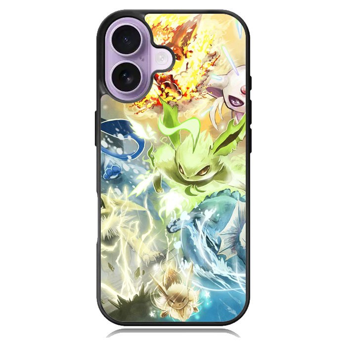 Pokemon Eevee Evolutions iPhone 16 Plus Case DC1477