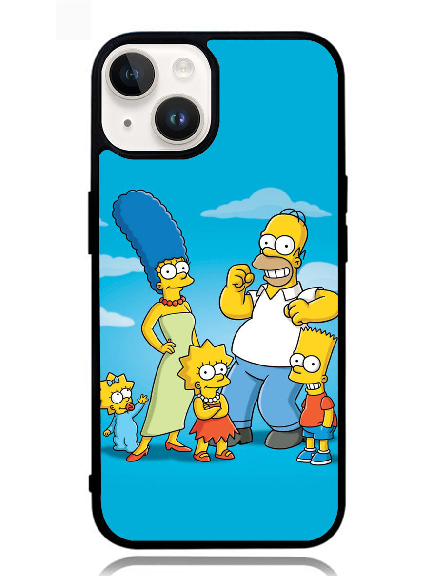 The Simpsons Group iPhone 14 Case