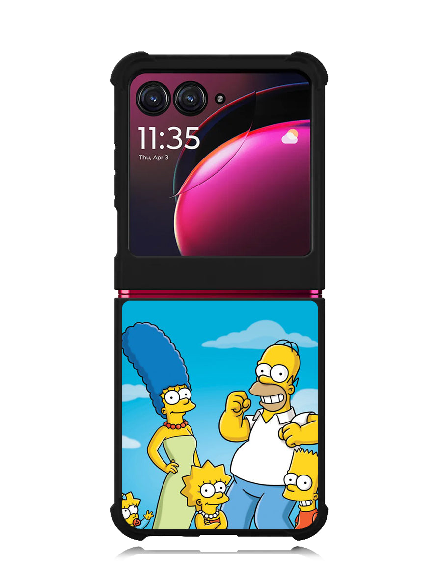 The Simpsons Group Motorola Moto Razr Plus 2023 , Moto Razr+ 2023 Case