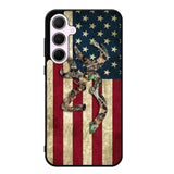 Browning Deer Real Tree Camo Usa Flag Samsung Galaxy A35 5G Case DC0245