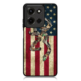 Browning Deer Real Tree Camo Usa Flag Motorola Moto G Power 5G 2025 DC0245