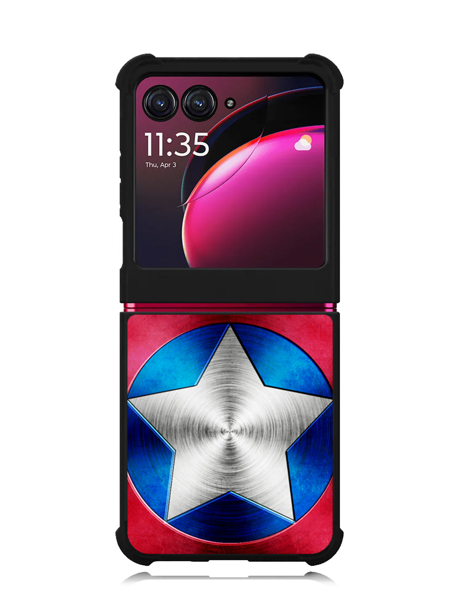 Captain Americ Shield Motorola Moto Razr Plus 2023 , Moto Razr+ 2023 Case