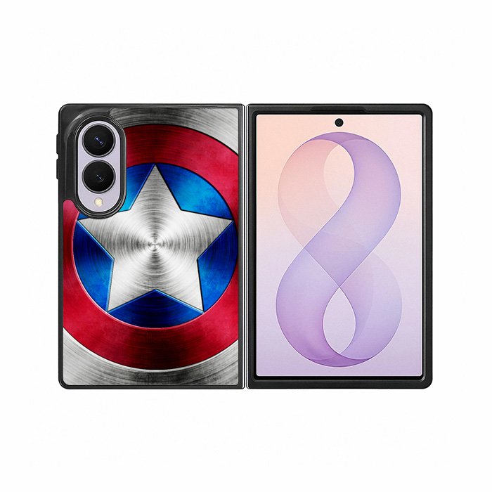 Captain Americ Shield Samsung Galaxy Z Fold 8 Case