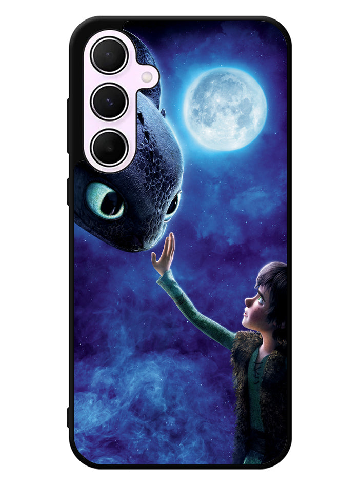 How to Train Your Dragon Hiccup And Toothless Samsung Galaxy A55 5G Case