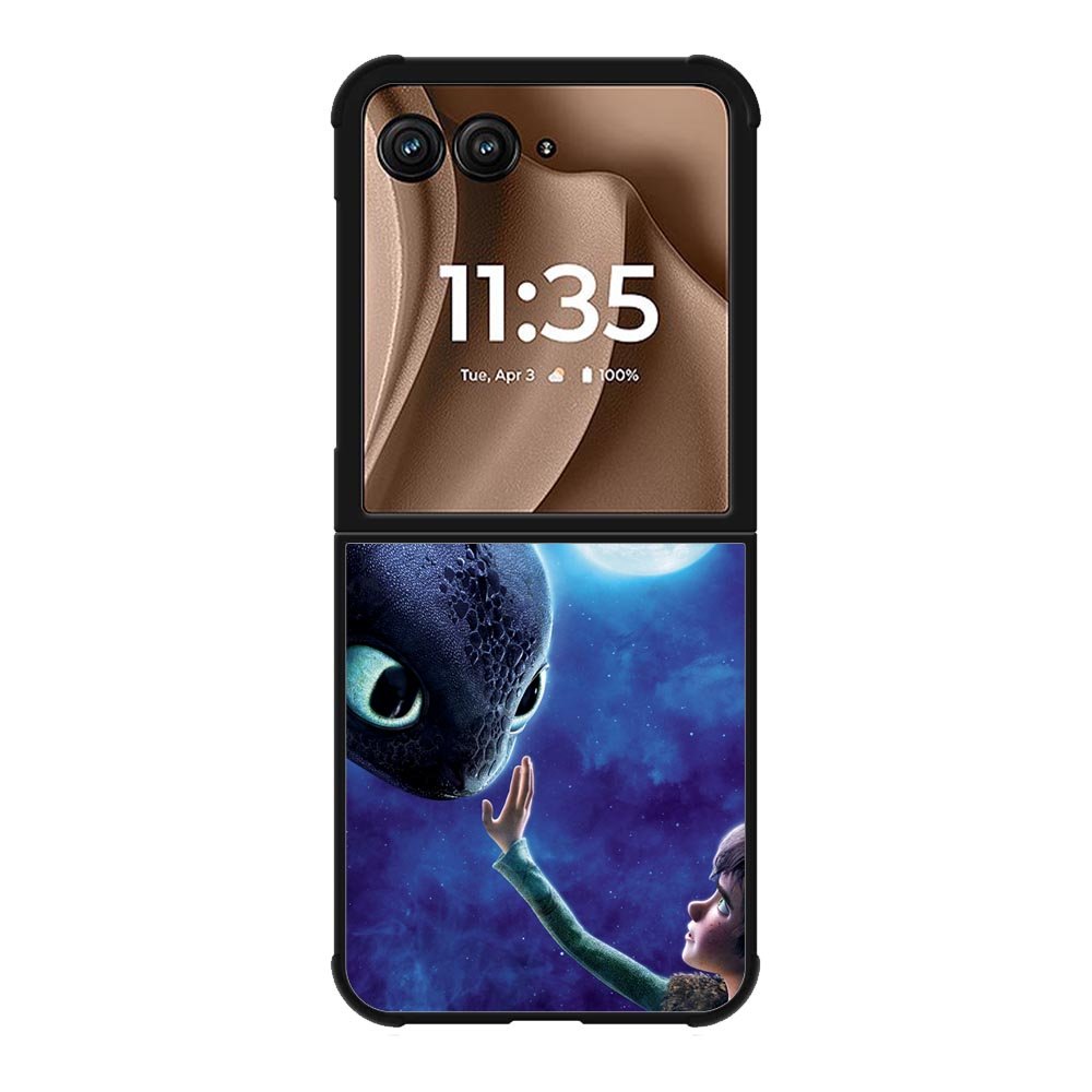 How to Train Your Dragon Hiccup And Toothless Motorola Moto RAZR Plus 2025 Case