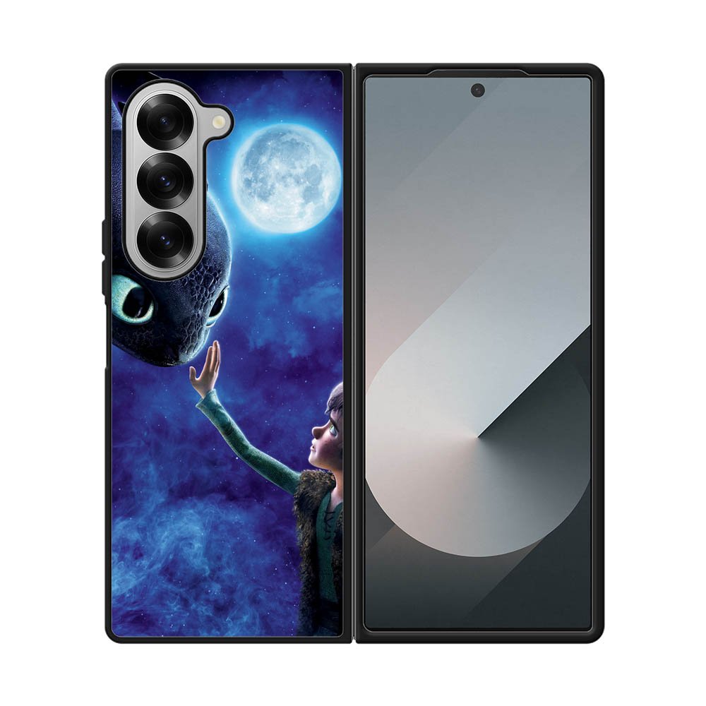 How to Train Your Dragon Hiccup And Toothless Samsung Galaxy Z Fold 7 5G Case