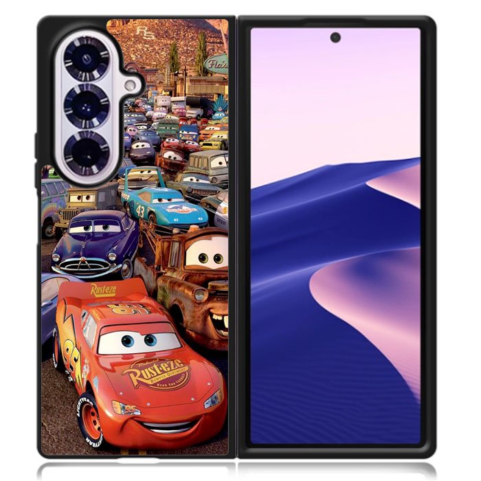 Lightning Mcqueen Disney Cars Samsung Galaxy Z Fold 7 Case DC1025