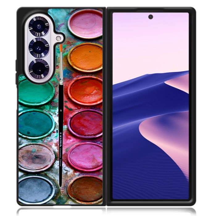 Paint Box Watercolor Samsung Galaxy Z Fold 7 Case DC1377