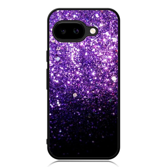 Purple Sparkling Glitter Google Pixel 9A Case DC1523