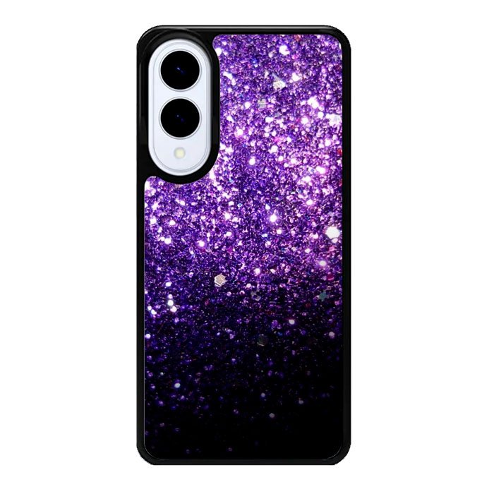 Purple Sparkling Glitter Samsung Galaxy S25 Edge DC1523