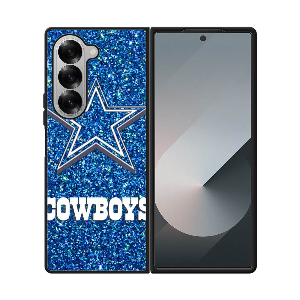 Dallas Cowboys Sparkling Glitter Samsung Galaxy Z Fold 7 5G Case
