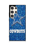 Dallas Cowboys Sparkling Glitter Samsung Galaxy S24 Ultra 5G Case