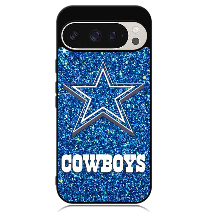 Dallas Cowboys Sparkling Glitter Google Pixel 9 Pro XL Case DC0440