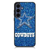Dallas Cowboys Sparkling Glitter Samsung Galaxy S24 Plus , Samsung Galaxy S24+ Case DC0440